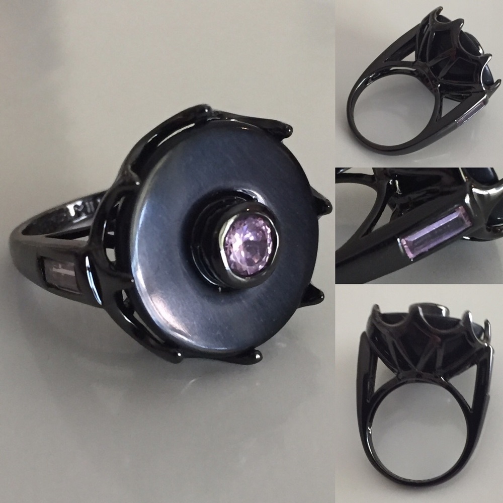 Black Gothic Cathedral Ring
